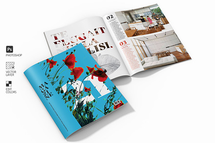 Modern Magazine Mockup
