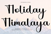 Holiday Himalaya, a Handwritten Font by FreshTypeINK (Thumbnail 1 of 8)