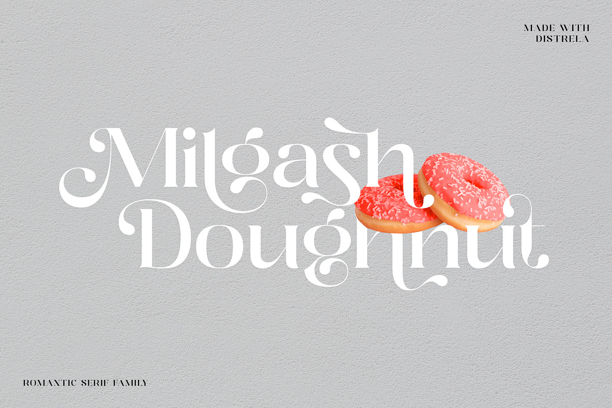 Distrela | Romantic Serif Font, a Serif Font by Ekahermawan (Photo 2 of 15)