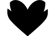 Heart Icons Silhouette, an Object Graphic by Creativeshirt (Thumbnail 3 of 17)