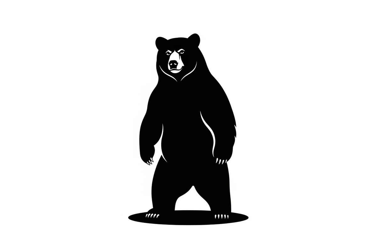 Nature Wildlife Bear Silhouette Bund, an Illustration by Designs_River (Photo 47 of 51)