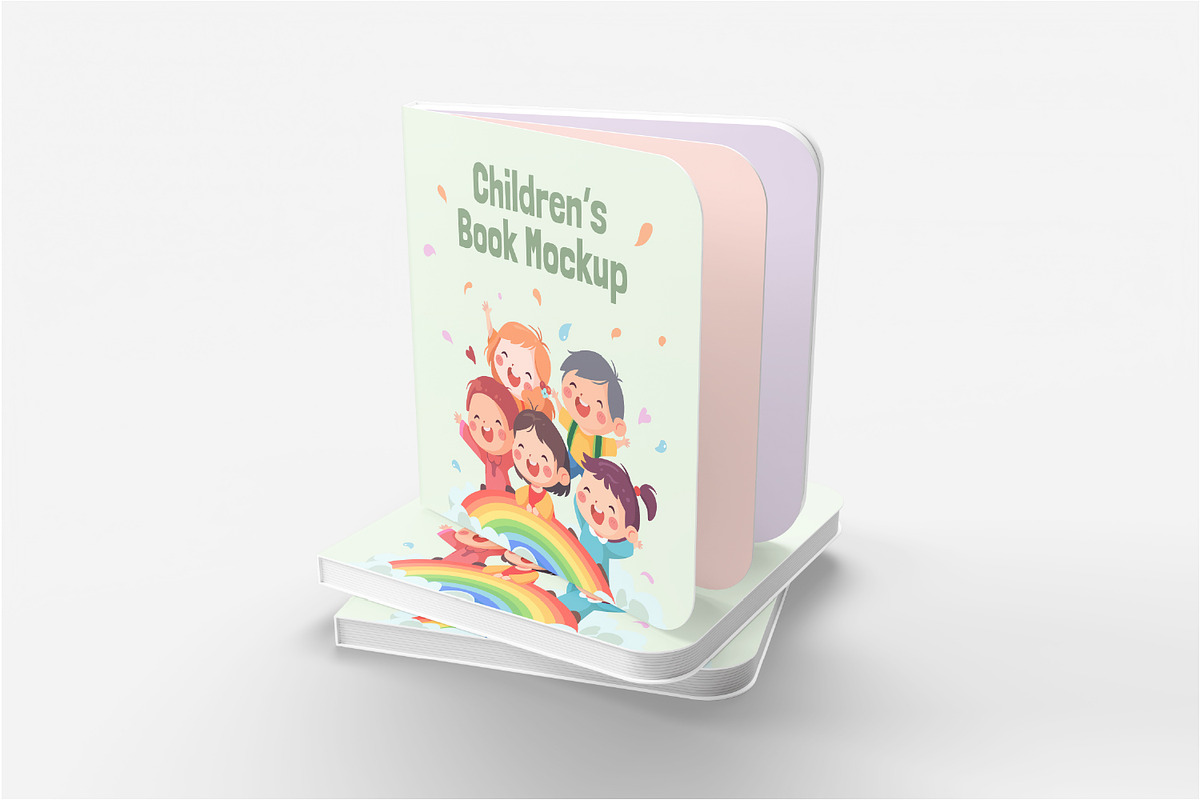 Children's Board Book Mockup, a Books & Magazine Mockup by Alolieli Studio (Photo 4 of 6)