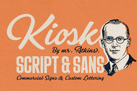 Kiosk Font Pack, a Sans Serif Font by Fenotype