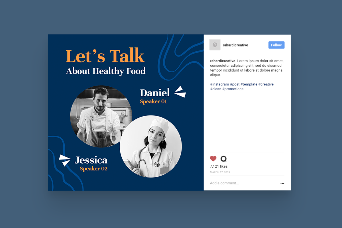 Youtuber Instagram Post, a Social Media Template by Rahardi Creative (Photo 2 of 6)