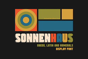 Sonnenhaus - Display Font