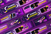Purple Y2K Gaming YouTube Cover, a Social Media Template by graphicook (Thumbnail 3 of 3)