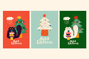 Cute Christmas collection, a Seasonal Illustration by MoleskoStudio (Thumbnail 12 of 30)