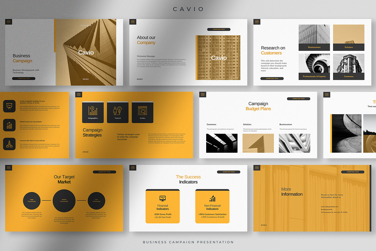 Cavio - Refined Oil Business PPT, a Presentation Template by peterdraw (Photo 1 of 5)