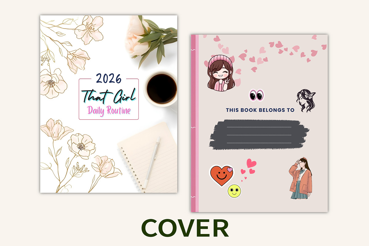 2026 That Girl Daily Routine Planner