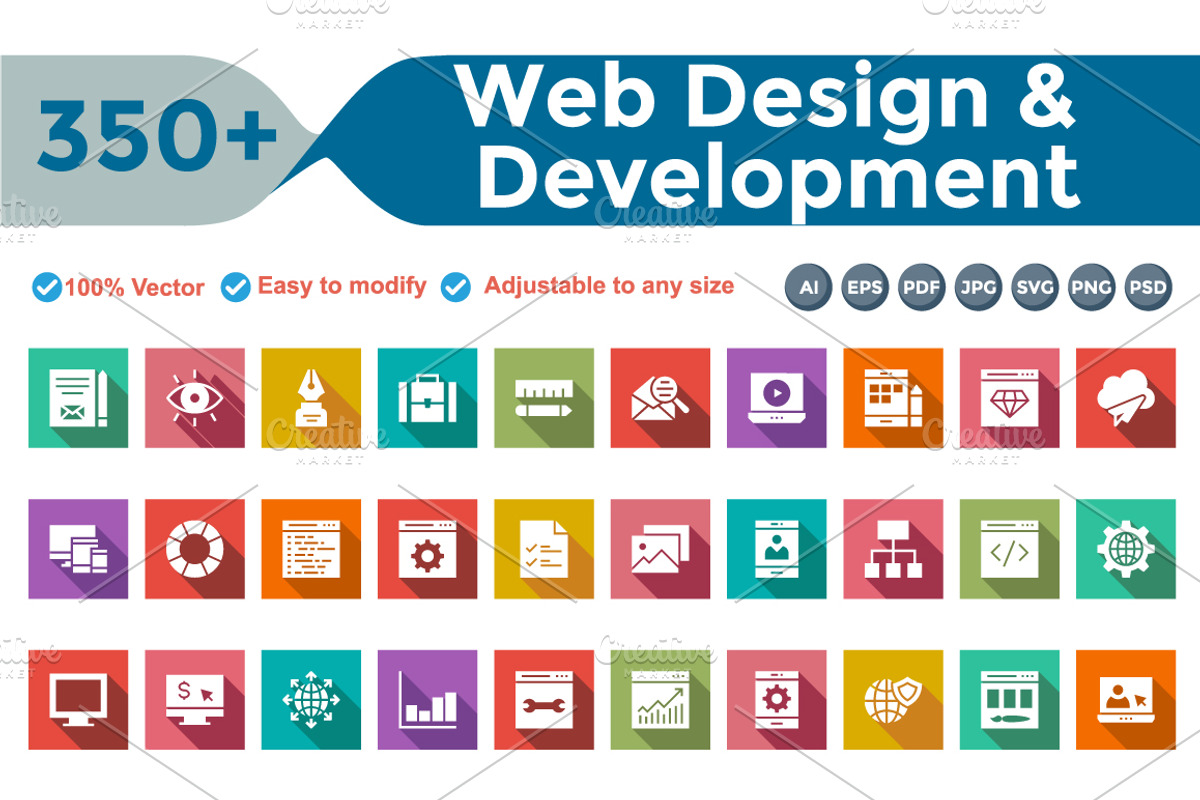 WebDesign Development Square Shadow, an Icon by Dinosoftlabs | Creative ...