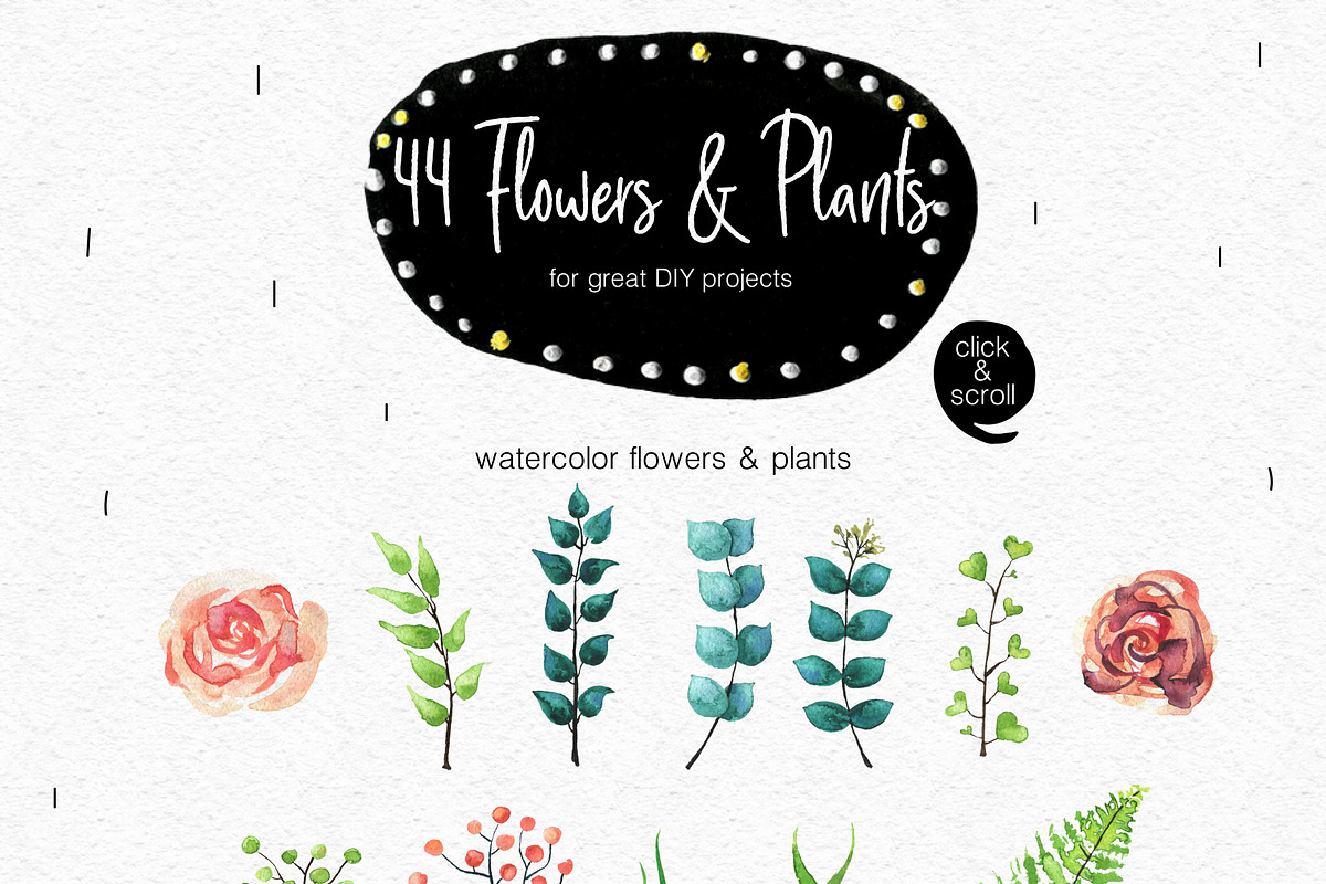 Amy in Wonderforest - hand drawn set, a Decorative Illustration by Satika (Photo 8 of 15)