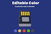 Computer Hardware 3D Icon Pack, a 3D by baii09 (Thumbnail 4 of 6)