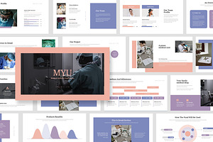 Myu : Medical Report Keynote, a Presentation Template by Punkl Camp