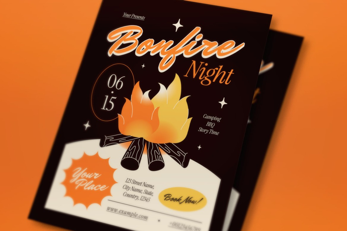 Bonfire Night Flyer preview 2
