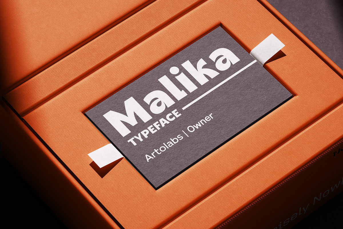 Malika | Warm & Bold Sans Serif Font, a Sans Serif Font by Artolabs (Photo 6 of 8)