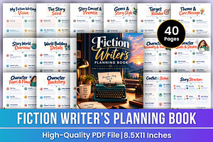 Fiction Writer’s Planning Book Kdp
