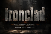 Ironclad, a Slab Serif Font by Wow Magic (Thumbnail 1 of 3)