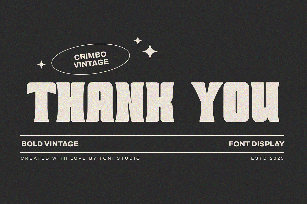 CRIMBO VINTAGE, a Symbol Font by ToniStudio (Photo 10 of 10)