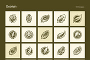 1500 Bird Logo Art Set, a Solid Icon by Creative Stall (Thumbnail 33 of 38)