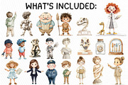 Museum Day Adventures Clipart, an Illustration by PassionPNGcreation (Thumbnail 5 of 12)