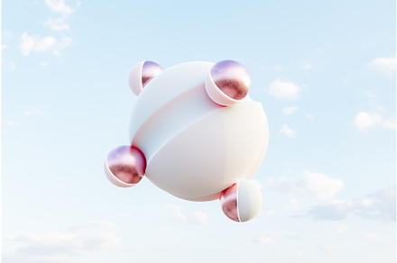 3D illustration. Abstract sphere, an Environmental 3D Model by Daniel Megias