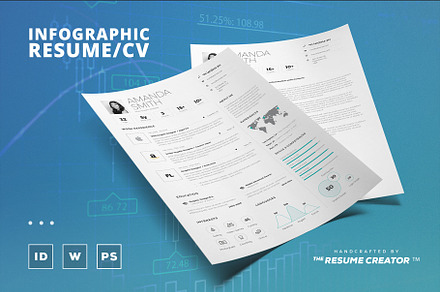 Infographic Resume/Cv Template Vol.6