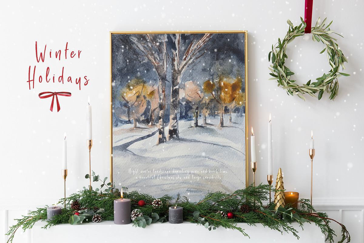Winter Landscapes, a Seasonal Illustration by Design X0 (Photo 15 of 16)