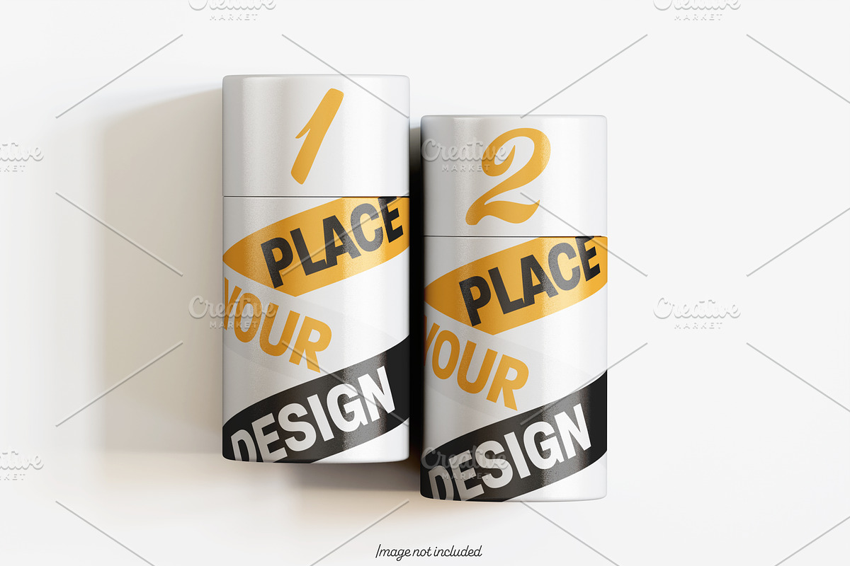 Paper tube mockup bundles V1, a Packaging Mockup by Ambo Ampeng (Photo 23 of 26)