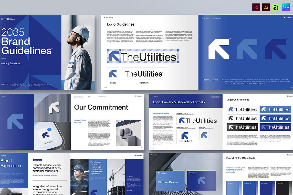 Brand Guidelines Brochure Template, a Brochure Template by BrandPacks (Photo 1 of 7)