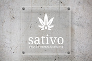 Sativo Cannabis Hemp Marijuana Logo, a Branding & Logo Template by Tovarkovdesign (Thumbnail 2 of 6)