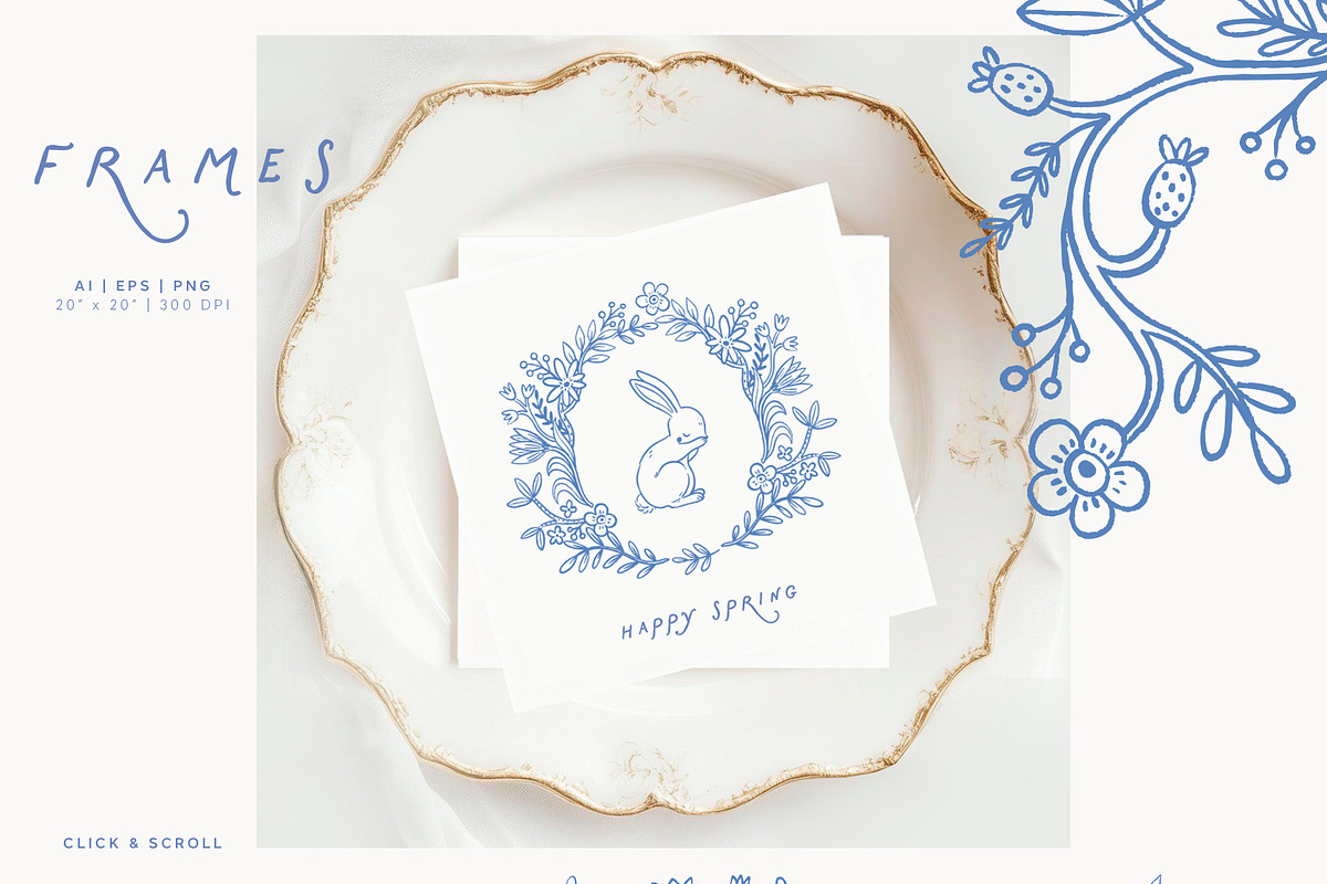 WONDERS IN BLUE. Line art, a Decorative Illustration by annartdreams (Photo 6 of 9)