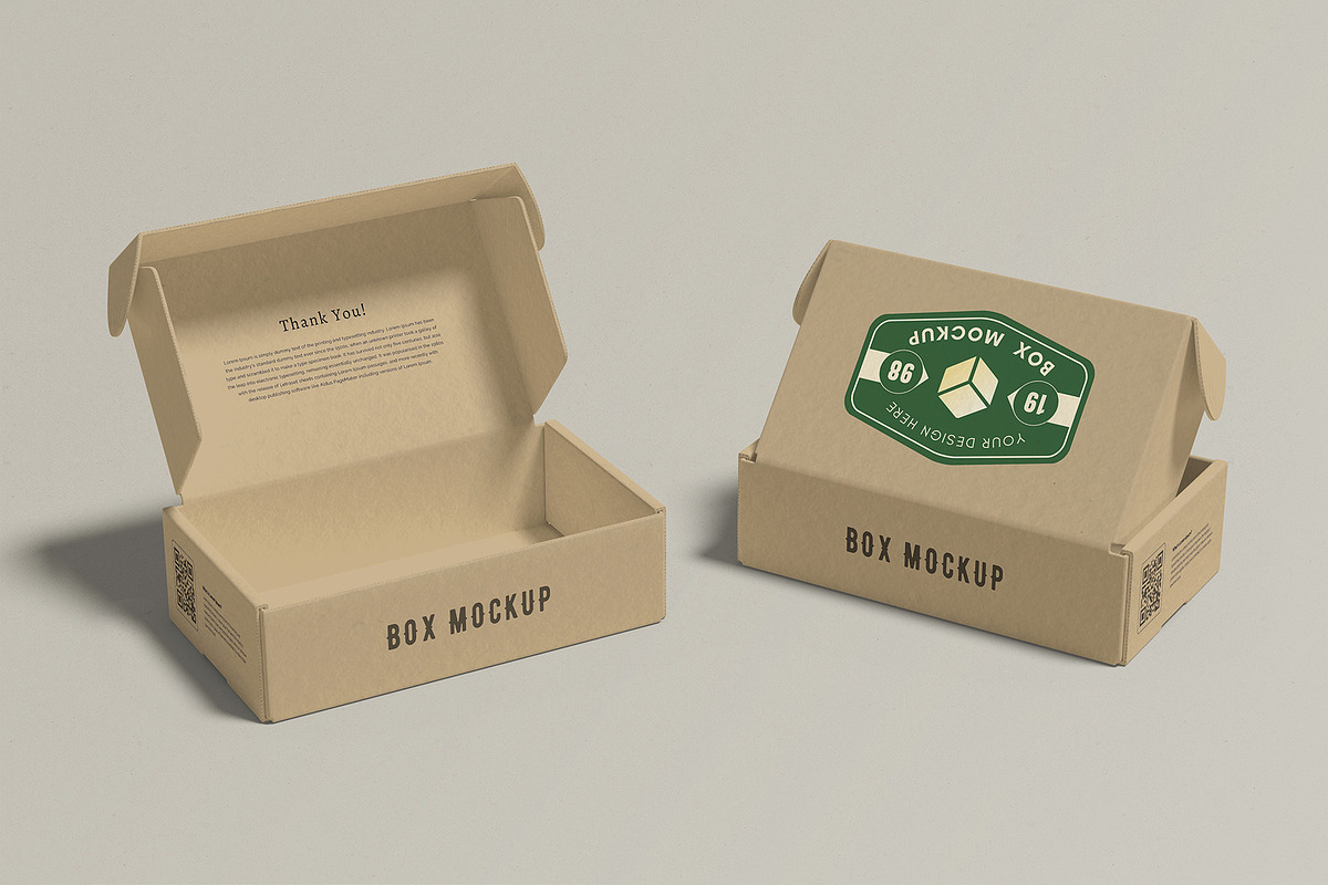 Box Mockup, a Cups & Container Mockup by graphictime (Photo 13 of 15)