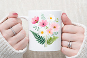 Romantic Summer Garden Watercolor Fl, an Illustration by Sublimation Artist (Thumbnail 5 of 6)