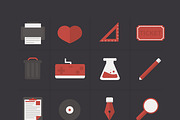 49 FLAT ICONS PACK, an Icon by Nerokanji_Designs (Thumbnail 4 of 4)