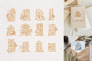 Vintage buildings, an Illustration by Anna (Thumbnail 2 of 6)