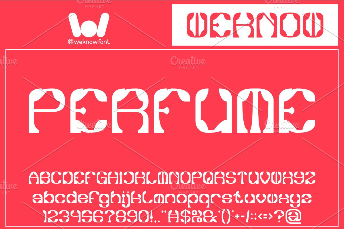 Synthetic Flora font, a Font by weknow (Photo 5 of 8)