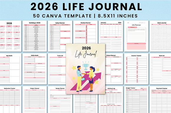2026 Life Planner For KDP Interior preview 7