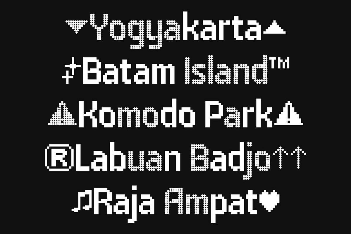 SS Dotshift - Dot and Pixel, a Sans Serif Font by Typocracy Studio (Photo 4 of 13)