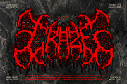 Cobweb Death Metal Font, a Blackletter Font by Fonday Studio (Thumbnail 3 of 12)