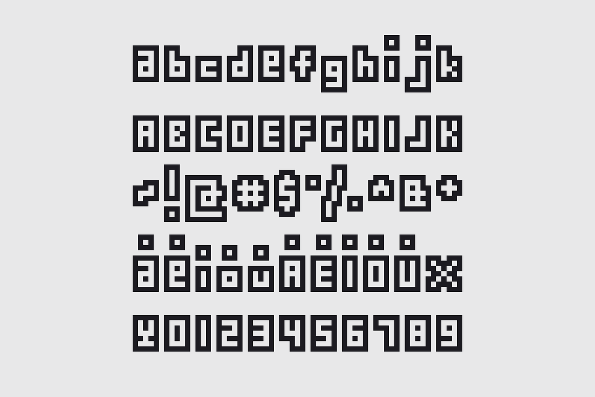 Minibyte, a Sans Serif Font by Francisco Beltrán (Photo 6 of 6)