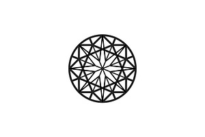 Round Diamond Logo, a Branding & Logo Template by Buqancreative