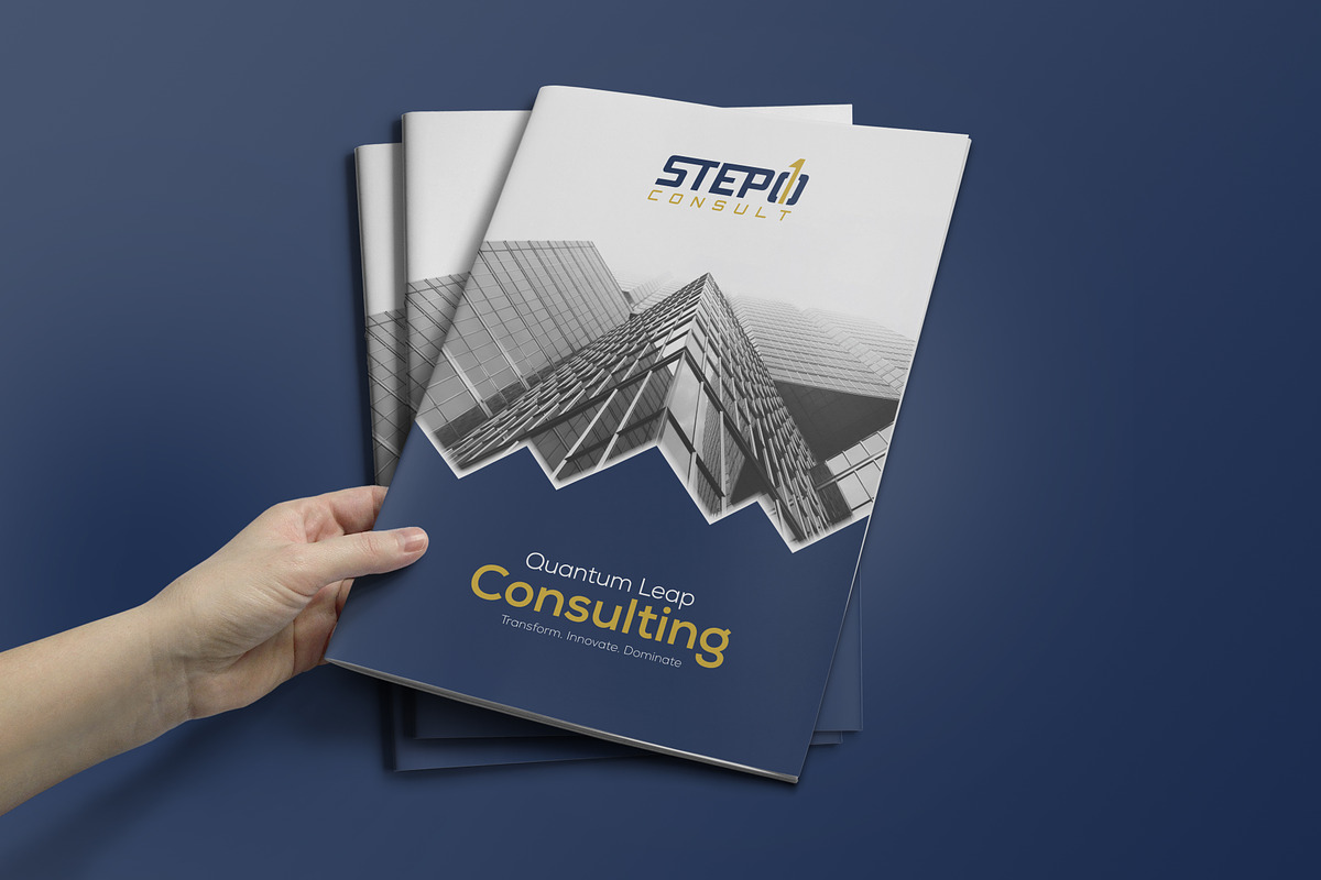 Business Consulting Company Profile, a Brochure Template by VectStock (Photo 5 of 5)
