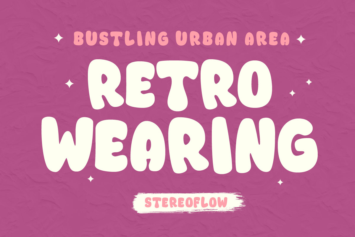 La Rezolt - Bubble Display Font, a Handwritten Font by twinstd (Photo 3 of 10)