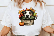 Quirky Autumn Dog Clipart, a Seasonal Illustration by Designworld (Thumbnail 7 of 10)