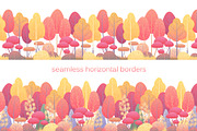 Autumn Landscapes and Foliage Decor, a Decorative Illustration by Valentyna Smordova (Thumbnail 6 of 8)