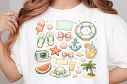 Summer Vibes Png, Coastal Coquette P, an Illustration by DreamArtGraphic (Thumbnail 3 of 4)
