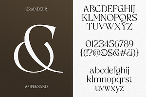 Graindeur Serif Display Font