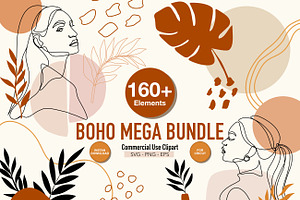 Boho Graphics Collection, a Decorative Illustration by Adora ARTS