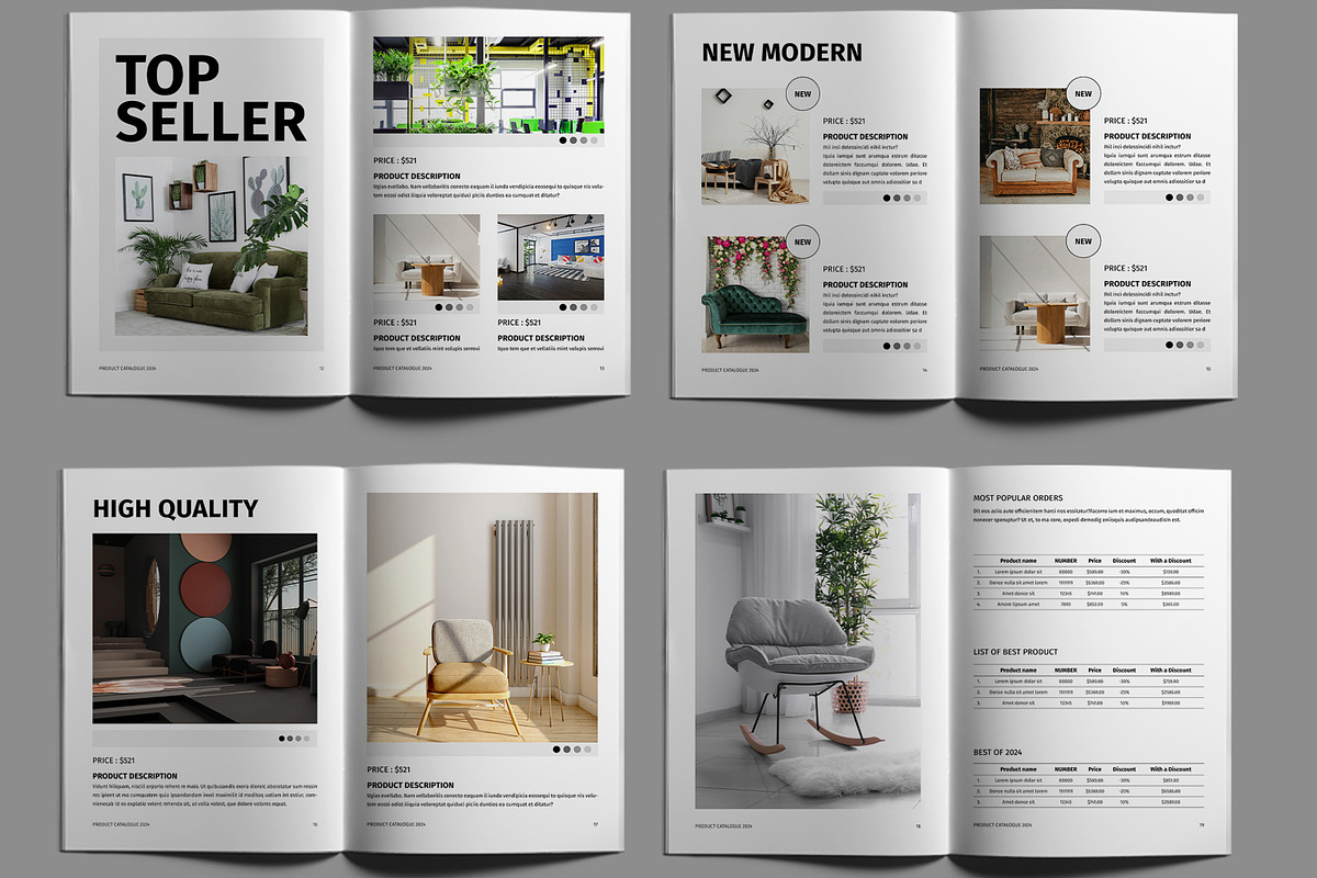 Product Catalogue Design Template
