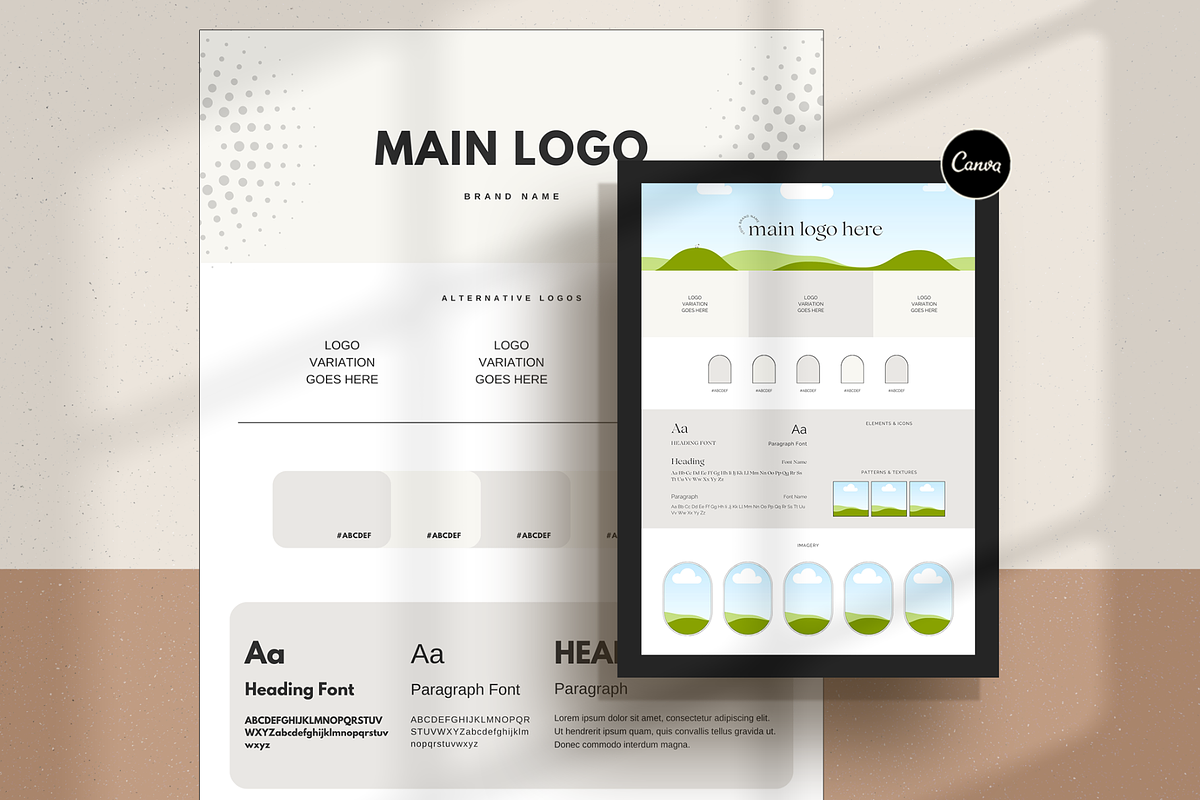 Brand Boards Set 1, a Branding & Logo Template by Creatif Foundry (Photo 1 of 8)